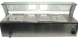 Bain Marie with Sneeze Guard
