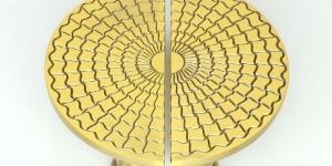 Brass Designer Half Round Pull Handle