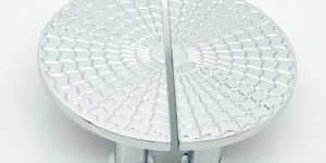 SS Finish Half Round Cabinet Handle