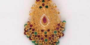Ruby Emerald Pendants