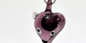 Glass Squirrel Pendant