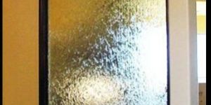 Glass Water Wall Indoor Fountain