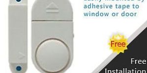 Mini Wireless Door & Window Magnetic Sensor with Burglar Alarm Bell
