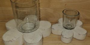 Wooden T-Light Candle Holders