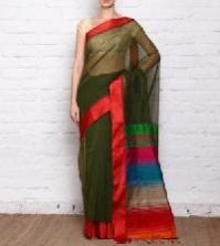 Embroidered Silk Saree