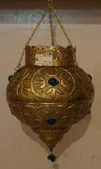 Brass Hanging Candle Lamps