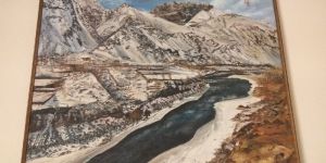 Snow Mountain Oil Painting