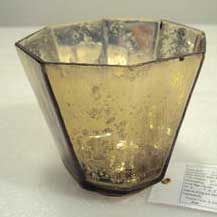 Antique Pail Glass Votive