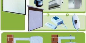Motorized Projection Screens