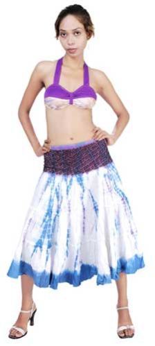 Cotton Hand Tie Dye Sequin Skirt SK-87