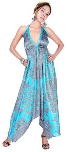 Long Satin Dress MK-201F