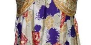 Vintage-Sari-halter-Top