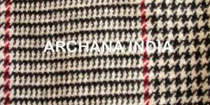 Woolen Houndstooth Fabric