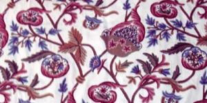 Crewel Embroidered Fabric- CF - 05