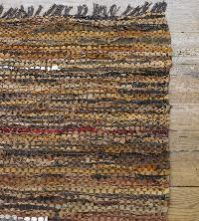 Braided Leather Carpet