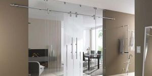 Aluminium Frameless Glass Doors
