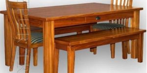 Wooden Dining Bench Set