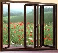 Aluminum Hinged Glass Window