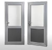 Hinged Bathroom Aluminium Glass Door