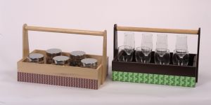 Wooden Kitchen Organizer