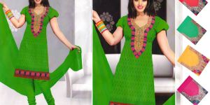 Weaving Cotton Embroidered Suit