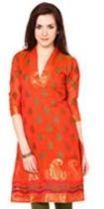 Chanderi Full Sleeve Kurti