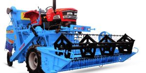 Tractor Mounted Combine Harvester
