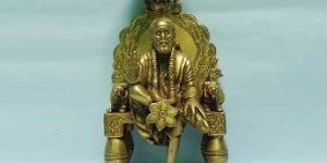 Brass Sai Baba Statue