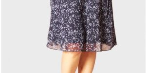 Printed Chiffon Skirt