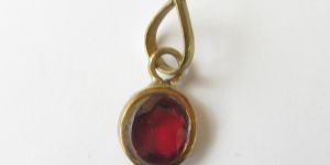 Hessonite Garnet Pendant