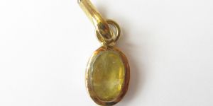 Yellow Sapphire Pendant