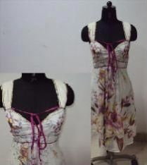 Ladies Printed One Piece Dress