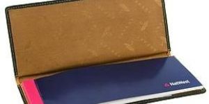 Leather Cheque Book Holder