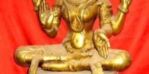 Brass Laxmi Mata Statue