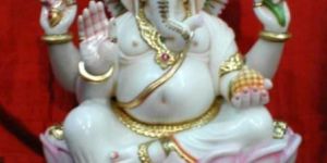 Marble Ganesha Statu