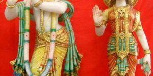 Marble Radha Krishna Statues