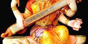 Marble Saraswati Mata Statues