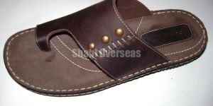 Mens Leather Slippers