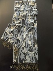 Lurex Animal Print Design Scraf