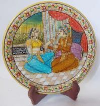 Hand Painted Marble Plate