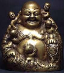 Brass Laughing Buddha