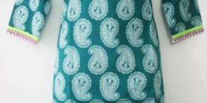 Cotton Cambric Jaipuri Printed  Kurti