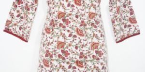 Kansai Fabric Florish Print Stylish Kurti