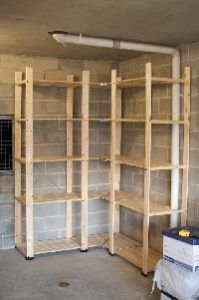Wooden Storage Shelf