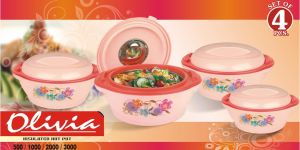 Plastic Insulated Casserole Set