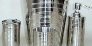 Stainless Steel Bathroom Set