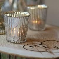 Glass Tealight Candle Holder