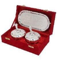 Silver Plated Engraved Mouth Freshener Boxes