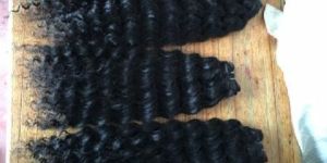 Temple Cut Wavy Curly Hair