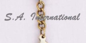 Nautical Brass Fan Key Chain